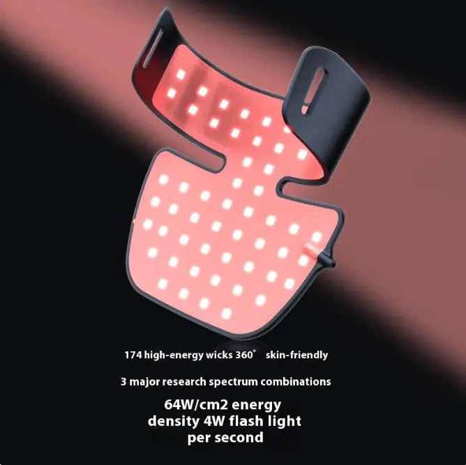 LED Infrared Neck Beauty Instrument Black Silicone Neck - My Store