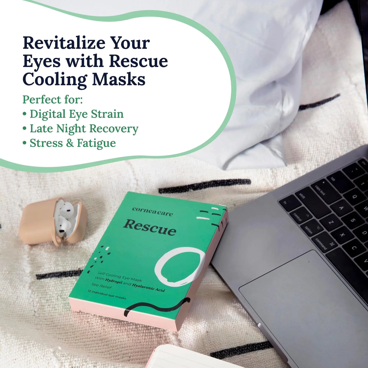 Rescue Hydrogel Cooling Eye Masks